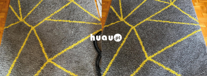 Recuperação de fibras e limpeza de carpetes ao domicílio na zona de Cantanhede pela Huau.
