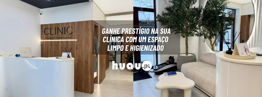 Higienização técnica de salas de espera e marquesas em clínicas - Huau.pt