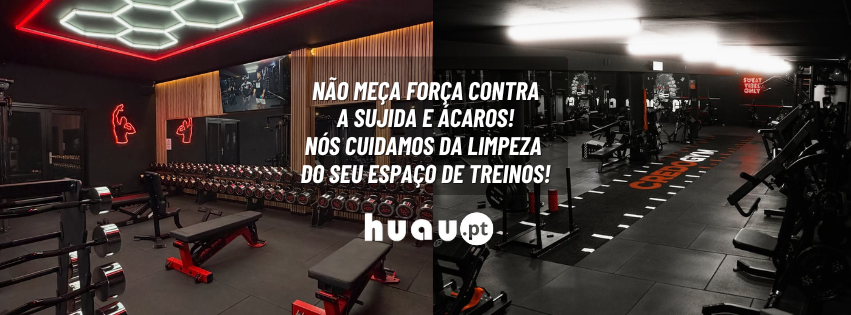 Higienização de estofos de máquinas de ginásio e áreas de treino - Huau.pt