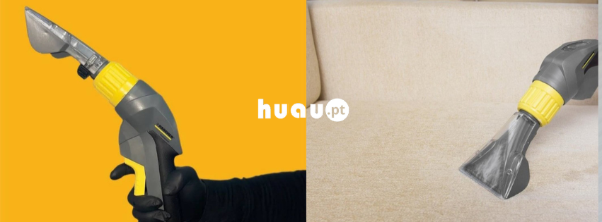 Equipamento profissional utilizado pela Huau em serviços de limpeza e higienização ao domicílio em Coimbra e Leiria.